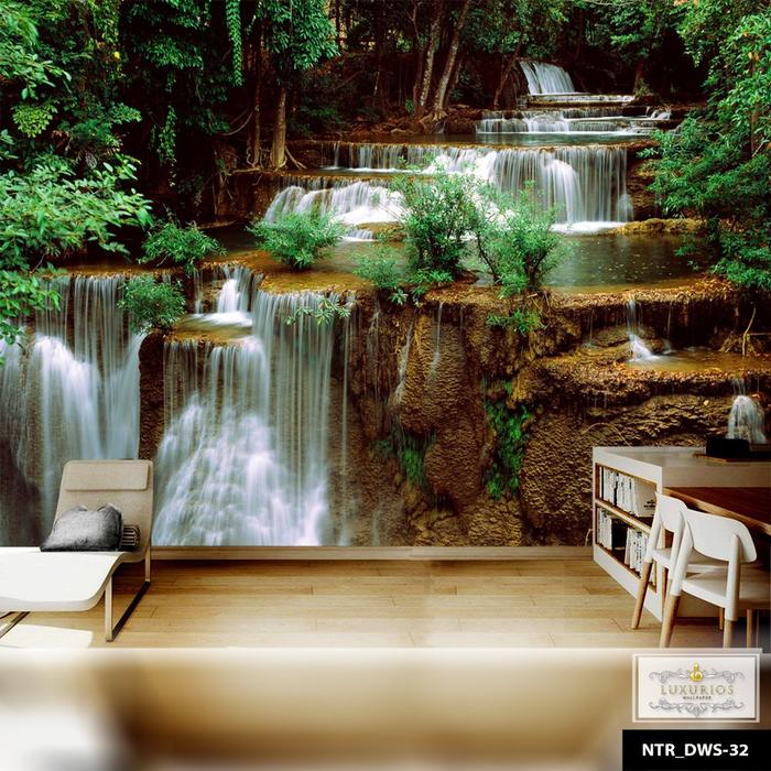Gambar WALLPAPER 3D WALLPAPER CUSTOM WALLPAPER DINDING AIR TERJUN 5 - Gambar 4, Flexi KC dari gallerywallpaper undefined Tokopedia