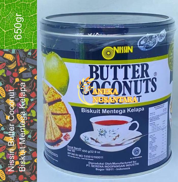 Gambar Nissin Butter Coconut Biscuit 650gr Biskuit Mentega Kelapa Kaleng Biskuit Khong Guan dari Aneka Nusantara Market undefined Tokopedia