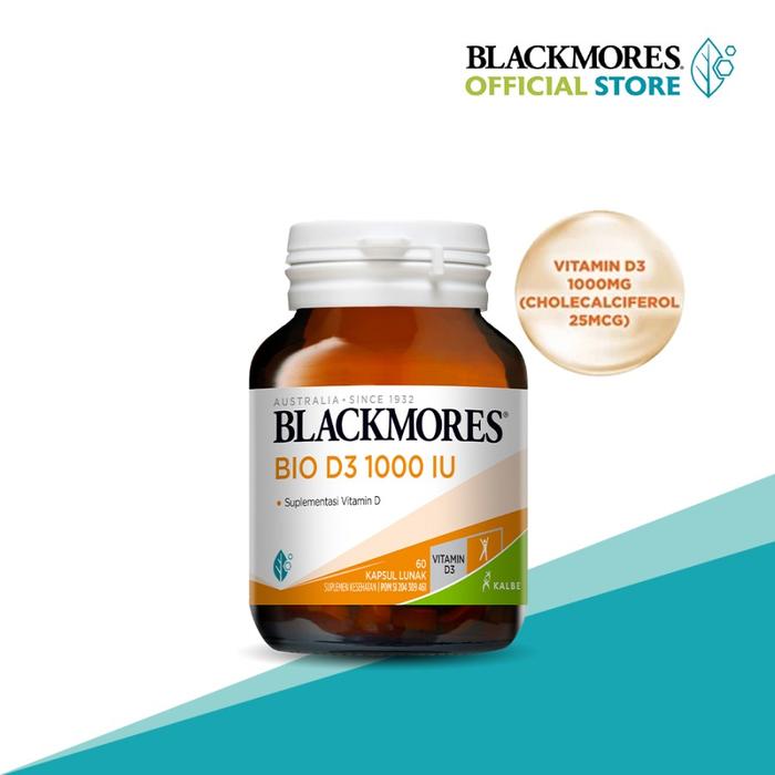 Gambar Blackmores Bio D3 1000 IU 60 Kapsul Vitamin Jaga Daya Tahan Tubuh - 30 dari Vitamin Factory undefined Tokopedia