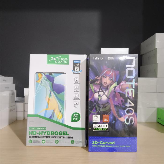 Gambar Infinix Note 40S 8+256GB [+8GB Extended RAM] FREE MAGPOWER Original Garansi Resmi 1 Tahun - Bonus Hydrogel, Obsidian Black dari ORIKAStore undefined Tokopedia