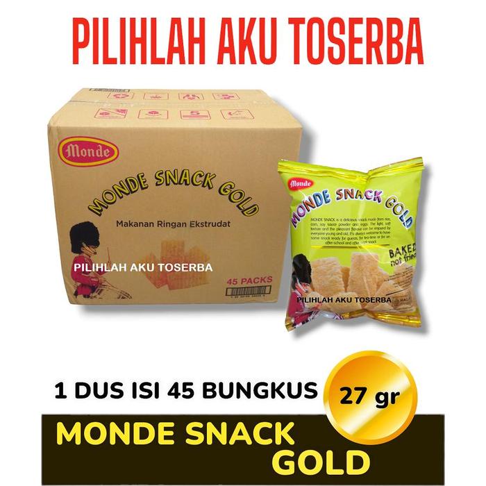 Gambar [Mcook] Monde Serena Snack Gold 30 Gr Sekarang 27 Gr - ( Harga 1 Dus Isi 45 Pcs ) dari Master Cooking undefined Tokopedia