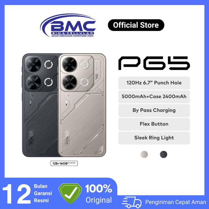 Gambar Itel P65 8/128GB Garansi Resmi - Hitam dari Bima Store Madiun undefined Tokopedia