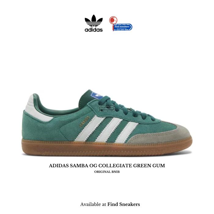 Promo Sepatu Sneakers Pria ADIDAS SAMBA COLLEGIATE GREEN GUM ORIGINAL BRAND  NEW IN BOX 39 di Find Sneakers Tokopedia