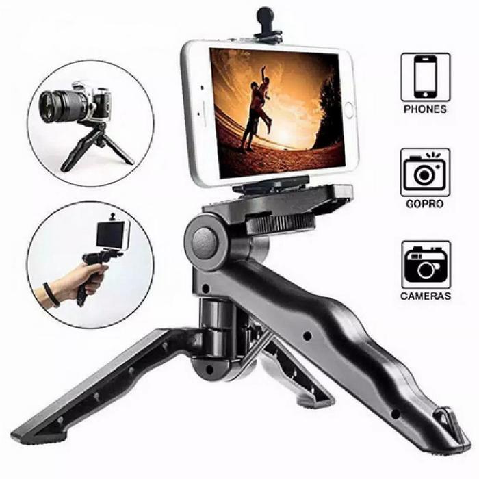 Gambar Tripod Mini Smartphone Handle 2 In 1 Action Cam dari DR Acc Premium undefined Tokopedia