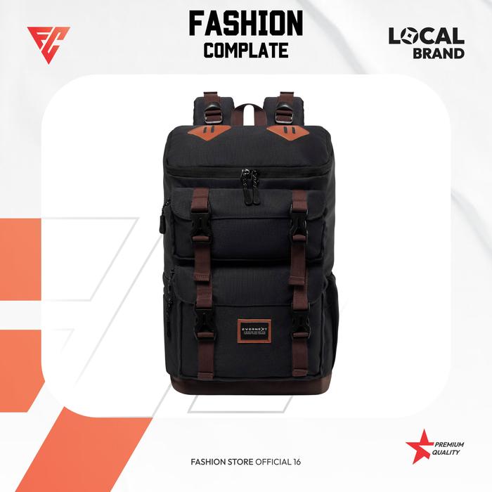 Gambar Tas Ransel Laptop Pria Wanita Tas Punggung Backpack Tas Sekolah Tas Kuliah Tas Kerja Backpack Distro - Hitam dari Fashion Project Terlengkap undefined Tokopedia