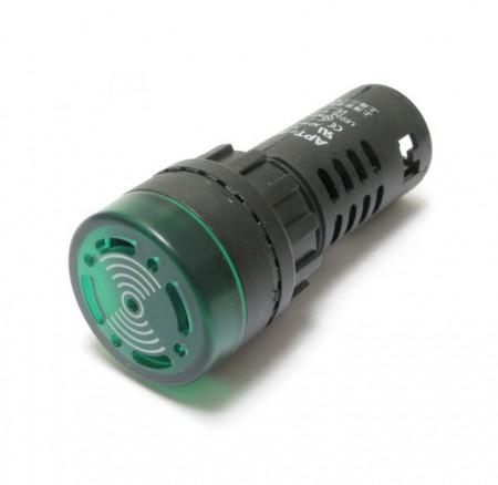 Gambar Pilot Buzzer 12VDC 12 Volt DC Flash Buzzer AD16 22mm 22SM LED Light Pilot Lamp Beeper Alarm Signal - Hijau dari Pi Toserba undefined Tokopedia