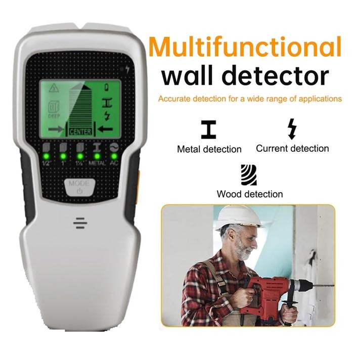 Gambar Alat Detektor Logam Kayu 5 in 1 Scanner Alarm LCD Deteksi Logam Besi dari Mitra Sarana Nusa undefined Tokopedia