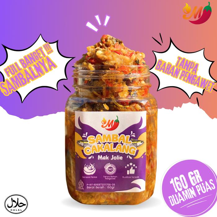 Gambar TERMURAH Sambal Cakalang Mak Jolie 160gr - Sambal pedas Sambal enak sambal Cakalang sambal rumahan dari Sambal Mak Jolie undefined Tokopedia
