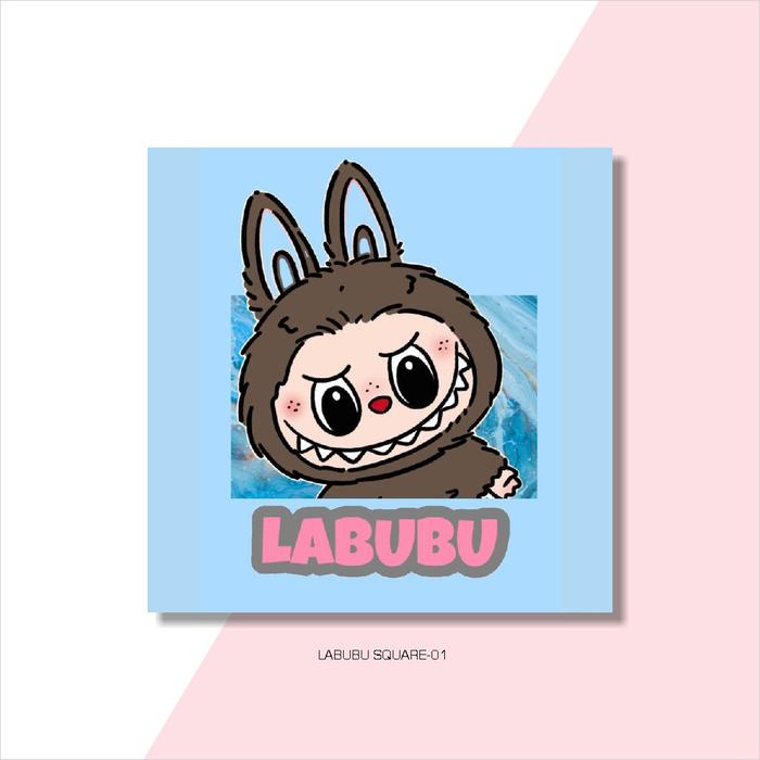 Gambar Psc Decor Hiasan Dinding Pajangan Wall Decor Labubu Square 15x15 cm Dekorasi Rumah Kamar Aesthetic - LABUBU SQUARE-1 dari PSC DECOR undefined Tokopedia