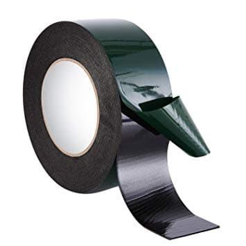 Gambar Double Tape Busa 2 1 1/2 Inch Double Foam Tape Tip 48mm 24mm 12mm Perekat Hitam Putih 5 Meter - 2 Inch Hitam dari Pi Toserba undefined Tokopedia