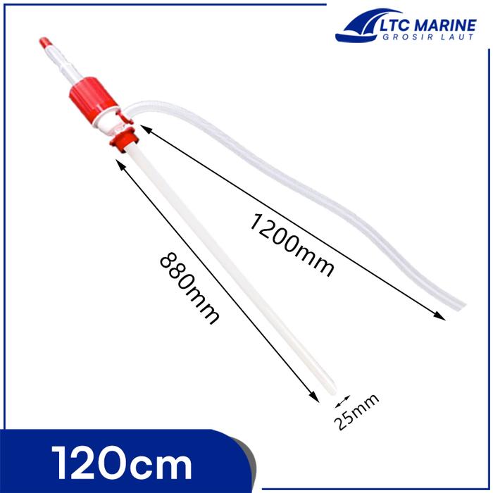 Gambar Plastic Hand Pump for Pail Can DrumPompa Oli Plastik Impa 614010/11 - 120cm dari LTC Marine Grosir Laut undefined Tokopedia