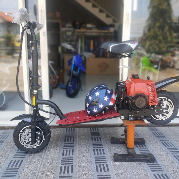 Gambar Goped otoped skuter mesin 2 tak pabrikan dari Agus adhyasta motor mini undefined Tokopedia