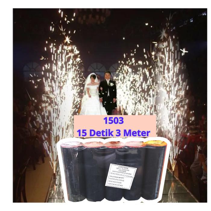Gambar Kembang Api Panggung Pyrotechnic Fountain Air Mancur Elektrik Tinggi 3 Meter Warna Silver 1 Pak 5Pcs - 1503=15 dtk 3M dari Juragan Online 99_NEW undefined Tokopedia