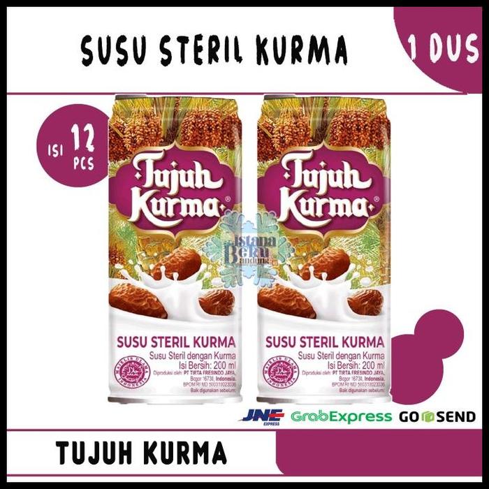 Gambar New Product Tujuh Kurma Susu Steril Kurma 189Ml (1 Dus = 12 Pcs) dari Berlinda Shopp undefined Tokopedia