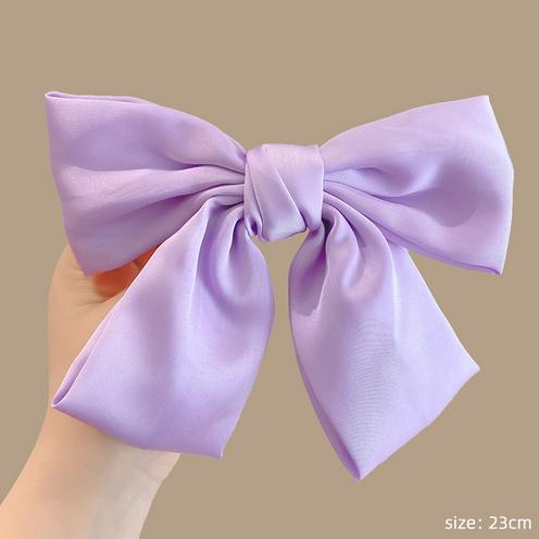 Gambar Jepit Rambut Ikat Rambut Pita Korea Aksesoris Rambut Wanita Hairpin - Ungu dari Kids Fashion Koleksi undefined Tokopedia