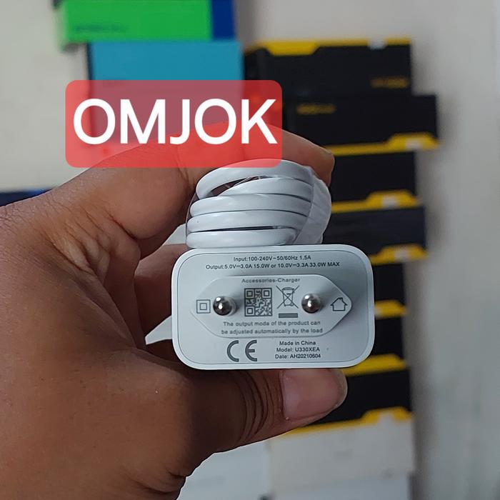Gambar Charger Infinix Hot 40 pro original copotan 33w - model awal dari omjok undefined Tokopedia