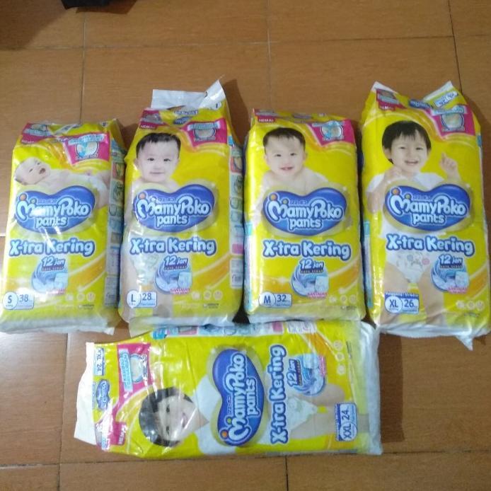 Gambar Mamypoko S40 M34 L30 Xl26 Xxl24 Mamy Poko S 40 M 34 L 30 Xl 26 Xxl 24 - XL26 dari Activelariss undefined Tokopedia