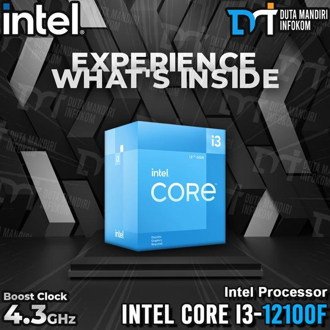 Gambar Processor Intel Core I3 12100F Box Alder Lake - Socket Lga 1700 - TRAY  dari Sumber Berkah Utama99 undefined Tokopedia