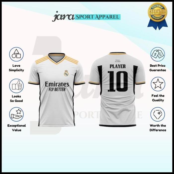 Gambar Sale!! Jersey Real Madrid Home 2023 2024 Custom Nama Nomor Punggung Full Silahkan Diorder - Atasan, XXL ANAK dari dzulsyafiq585 undefined Tokopedia