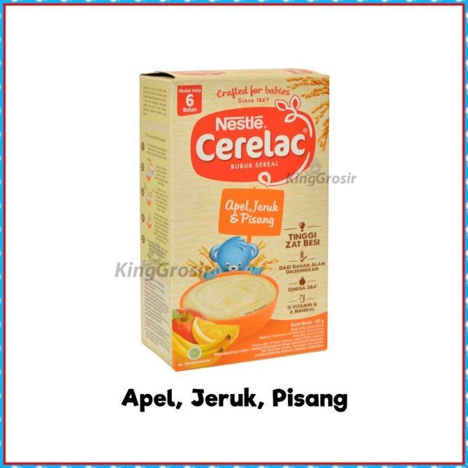 Gambar Sereal & Bubur BayiNestle Cerelac Bubur Bayi Instan 6+ MPASI Instan Bergizi 120gr Terlaris - Apel Jrk Pisang dari BoyShop87 undefined Tokopedia