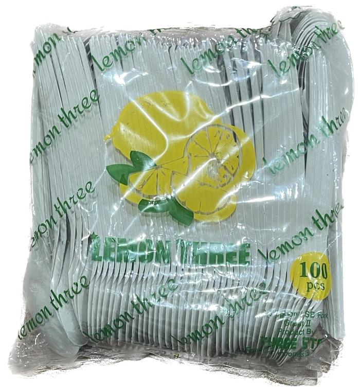 Gambar Sendok Makan Plastik Lemon Hitam Murah Ekonomis isi 100 pcs - Putih dari Mudaplas undefined Tokopedia