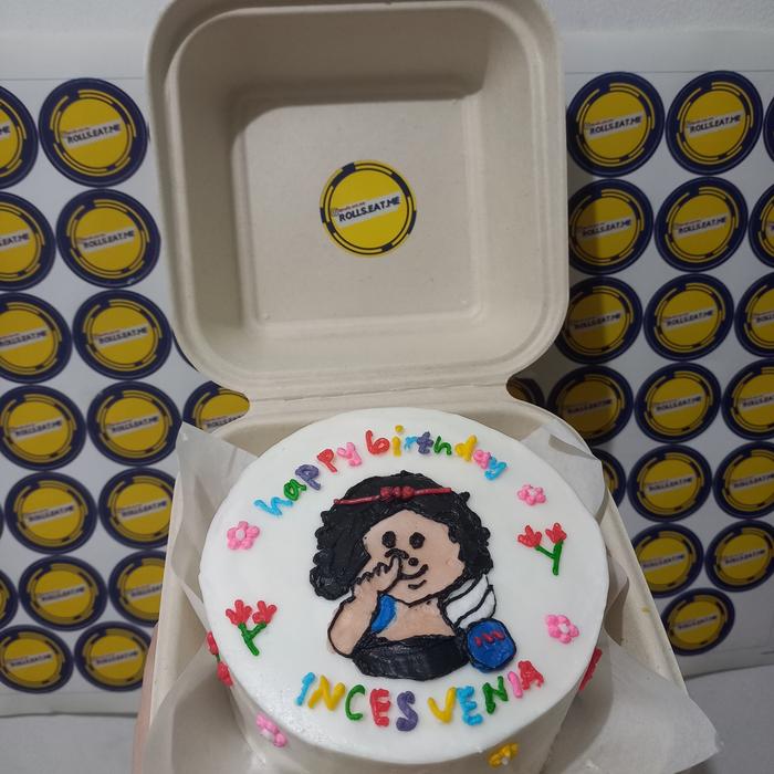 Gambar ugly cake kue jelek bento cake - V + Bluberry dari Rolls Eat Me undefined Tokopedia