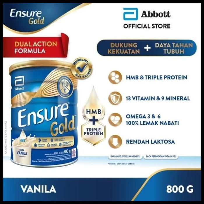 Gambar Good Quality Ensure Gold Vanila & Coklat 850Gr/800Gr - Vanila dari Snack inaja undefined Tokopedia
