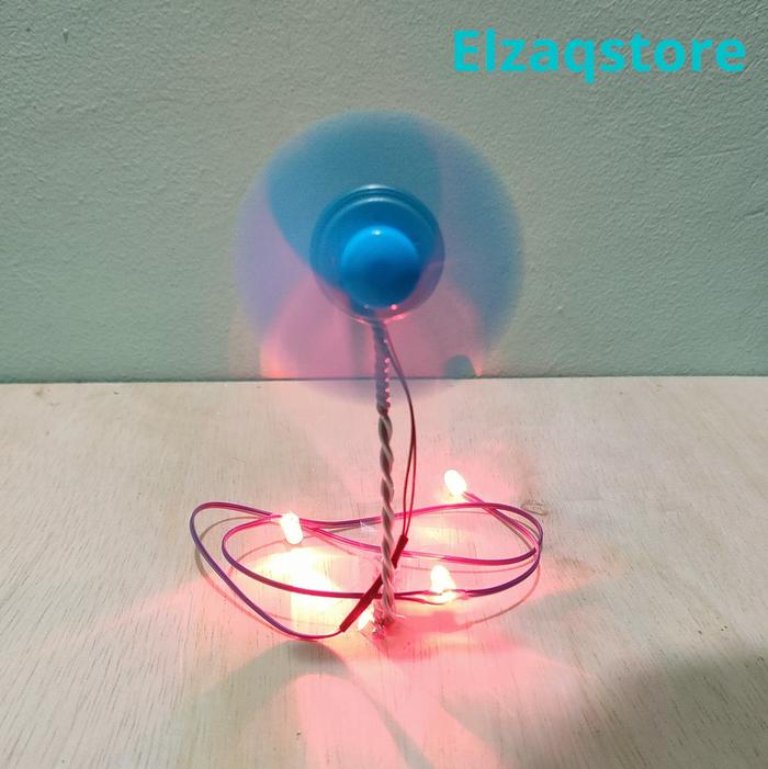 Gambar Turbin Angin Mini Listrik DC 3 LED 1 Warna Generator Dinamo DVD dari Elzaq Tron undefined Tokopedia