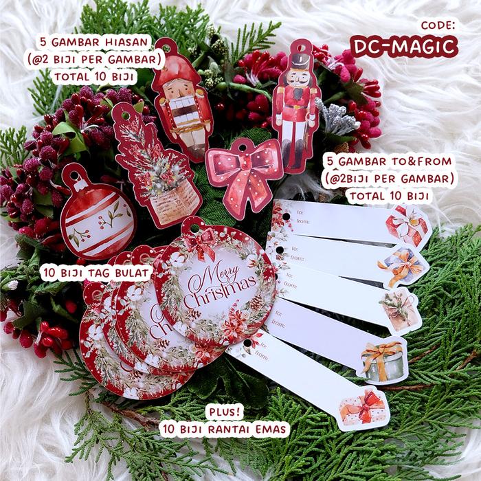 Gambar Hang Tag Tebal CHRISTMAS Kartu NATAL HangTag - Tag DC Bentuk - DC - MAGIC dari Winkly Studio undefined Tokopedia