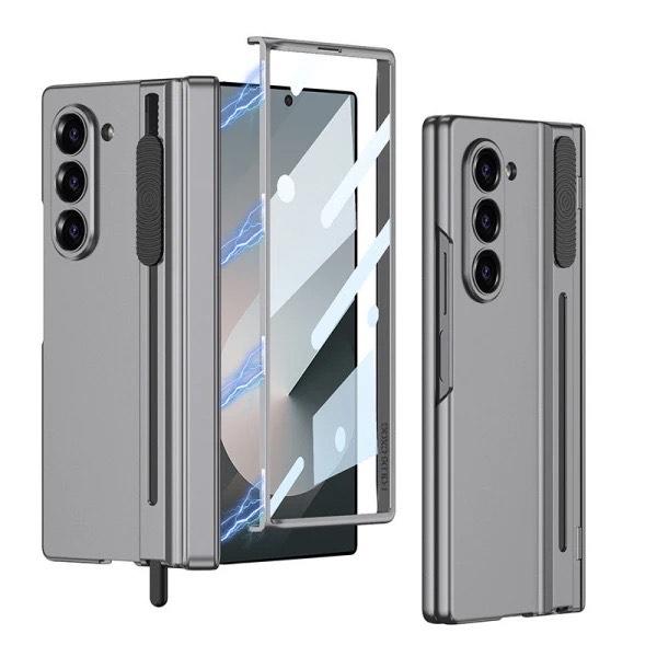 Gambar Samsung Z Fold6 Case Easy Pull Spen Slim Hinge Protect 360 Cover Casing Galaxy Z fold 6 5G - GREY, Green dari i-case undefined Tokopedia