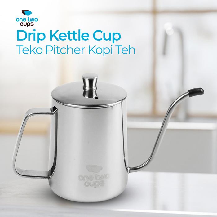Gambar Teko Gooseneck Kettle 350ml Stainless - Silver dari Alat Kopi Bandung undefined Tokopedia
