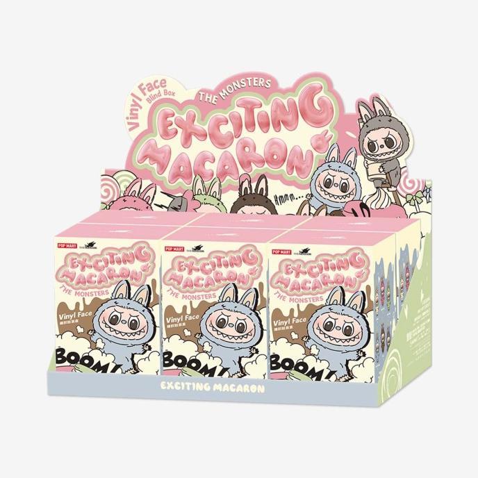 Gambar OFFICIAL THE MONSTERS - Tasty Macarons Vinyl Face Blind Box Labubu Bag Chain - Blind Box Pop Mart ORDER NOW!! - Whole Set (6) dari 'SHOP' Official Store undefined Tokopedia