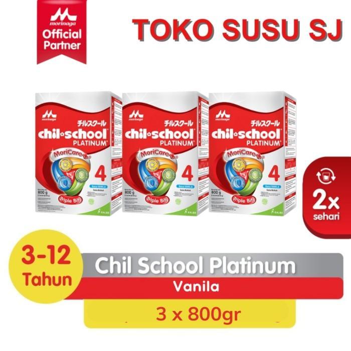 Gambar Terbaru Chilschool Platinum Vanila 800 Gr / Chil School Platinum Vanila 800 Gr Original - VAN 800 gr X3 dari Baby Stev undefined Tokopedia