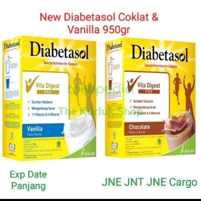 Gambar Susu Susu Diabetasol 950 Gr Susu Untuk Diabetes Rasa Coklat Dan Vanila 100% Original - 950Gr Coklat dari gifari29 undefined 5 Tokopedia