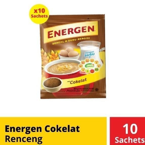 Gambar Energen Sereal Sarapan Rasa Coklat, Vanila, Kurma, Jahe, Kacang Hijau - Coklat dari VANS STORE LAMPUNG undefined Tokopedia
