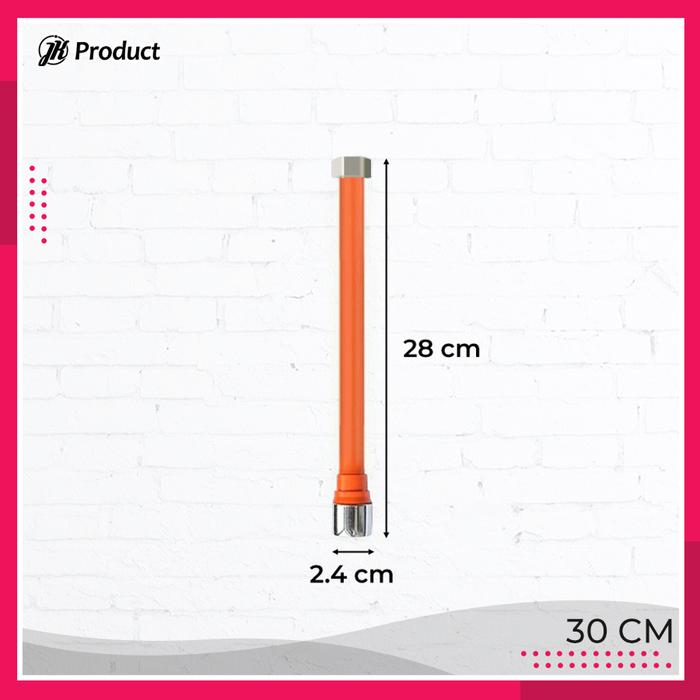 Gambar Selang Fleksibel Silikon Extender Kran Kamar Mandi Putar 360 Derajat - 30 cm dari JK Product Store undefined Tokopedia