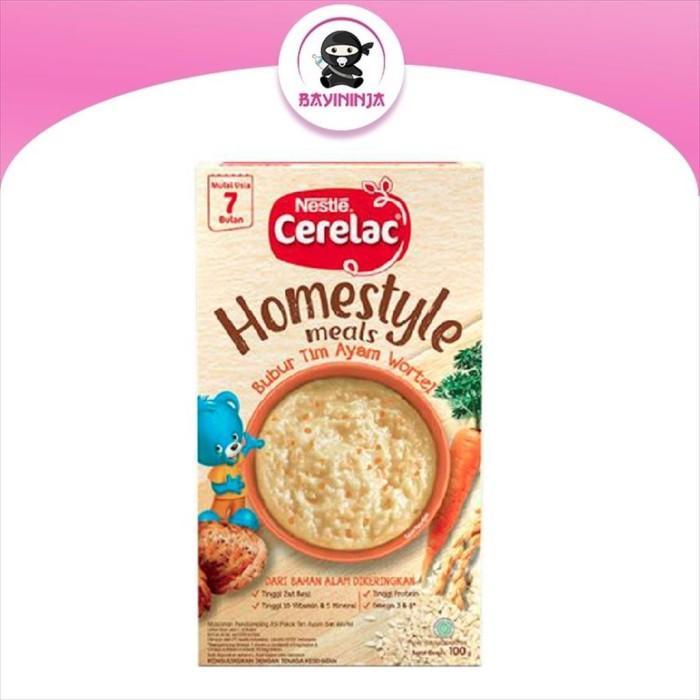Gambar Terbaru Nestle Cerelac Homestyle Meals Bubur Bayi 100 G Best Seller - Tim Ayam Wortel dari Baby Stev undefined Tokopedia