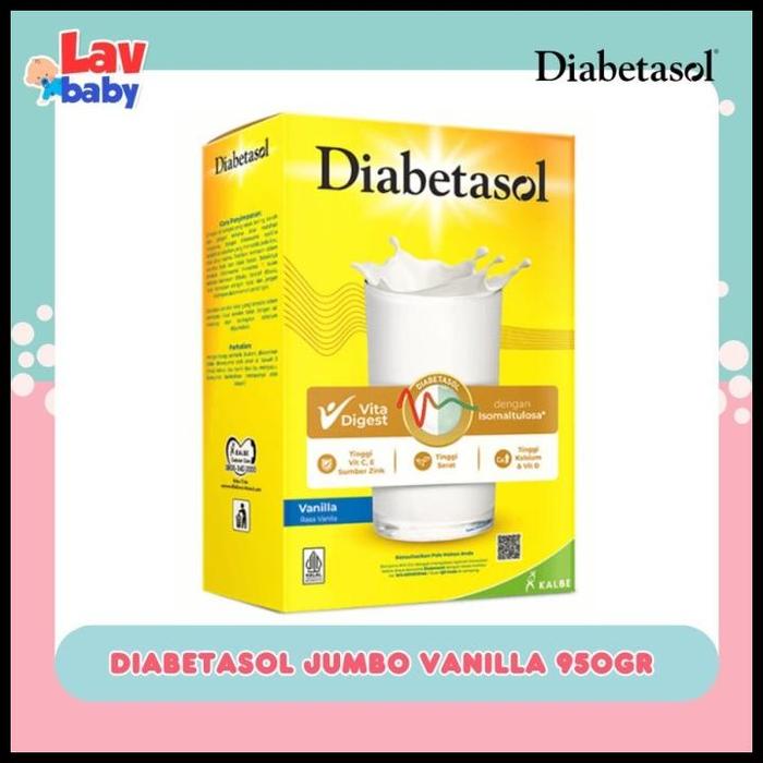 Gambar Diabetasol Susu Diabetes 950 Gr 950Gr 1Kg 1000 Terbaru - Vanilla 950gr dari Bismillah mart75 undefined Tokopedia