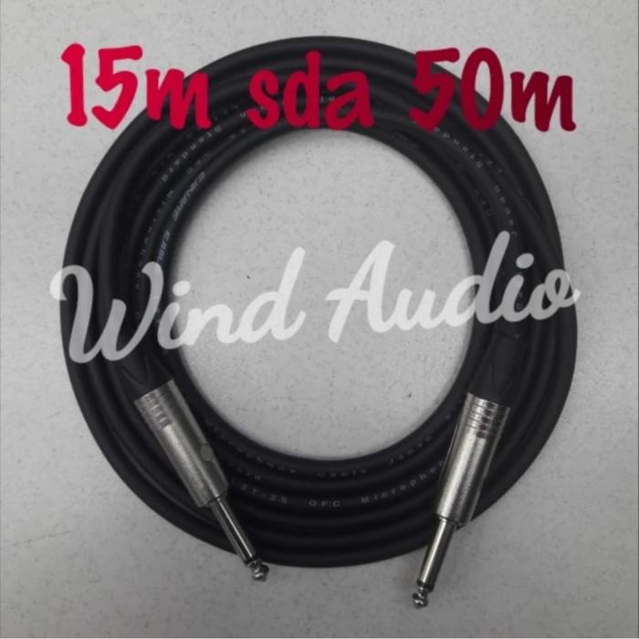 Gambar KABEL AUDIO CANARE JACK AKAI MONO TO AKAI MONO 15M - 50M - silver, 15 METER dari WIND AUDIO undefined Tokopedia