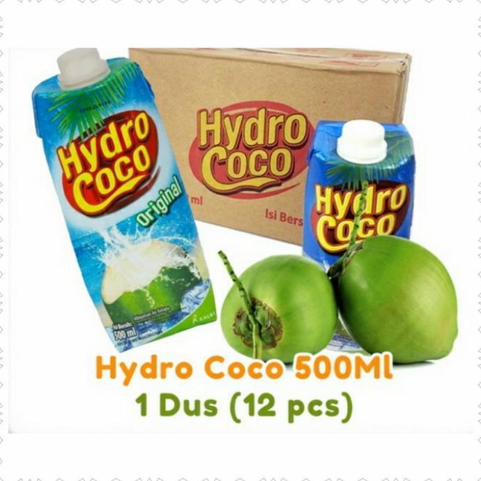Gambar Exp Lama Hydro Coco Air Kelapa Asli 500ml 1 dus 12pcs dari tsrba-2 undefined Tokopedia