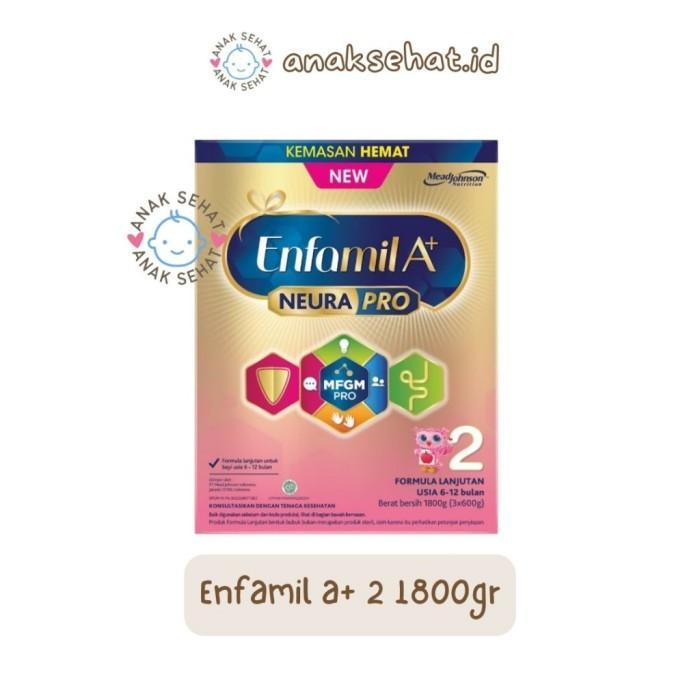 Gambar Susu Enfamil A+ 1 (0-6 Bulan) / Enfamil A+ 2 (6-12 Bulan) 1800Gr 100% Original - ENFAMIL 2 1800 dari gifari29 undefined Tokopedia