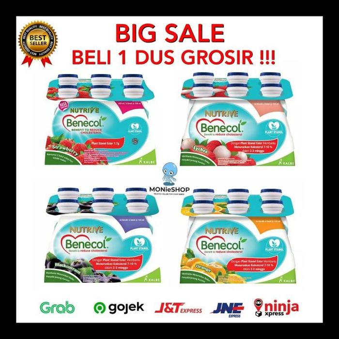 Gambar THE BEST NUTRIVE BENECOL 6X100 ML BLACKCURRANT, LECY, ORANGE, STRAWBERRY THE BEST - Blackcurrant dari makaronishopp undefined Tokopedia