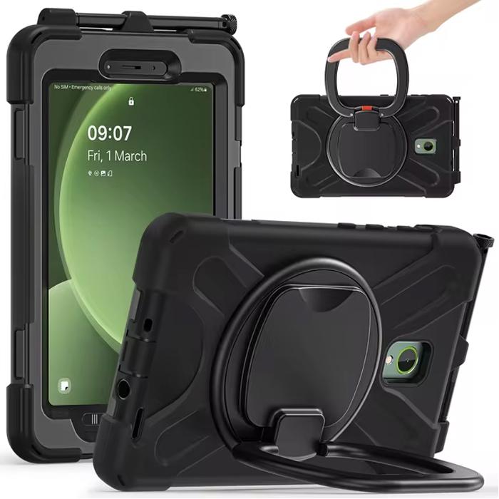 Gambar Samsung Galaxy Tab Active 5 Active5 Tablet 8 8.0 Inch 2024 SM X300 X306B Wifi LTE 5g Handle Armor Hard Soft Case Casing Cover Sarung Kesing Hardcase Softcase Sand Standing Jinjing Kuat Shockproof Tali Selempang - Hitam dari Forsakey Gadget Acc undefined Tokopedia