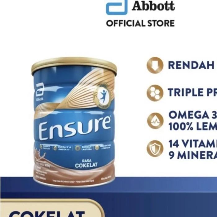 Gambar Susu Ensure Coklat 900 Gr 100% Original - Coklat dari gifari29 undefined Tokopedia