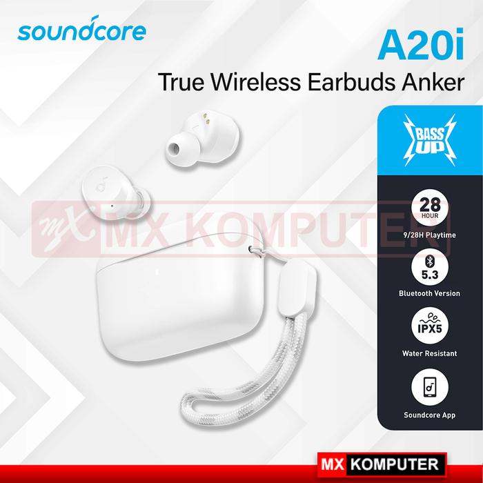Gambar True Wireless Earbuds Anker Soundcore A20i - Putih dari MXKomputer_NEW undefined Tokopedia
