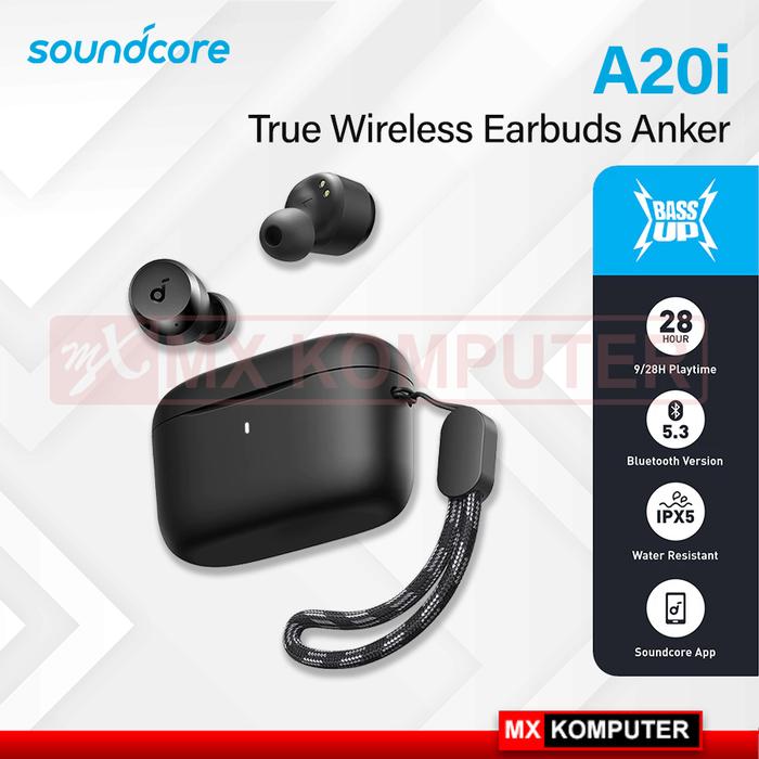 Gambar True Wireless Earbuds Anker Soundcore A20i - Hitam dari MXKomputer_NEW undefined Tokopedia