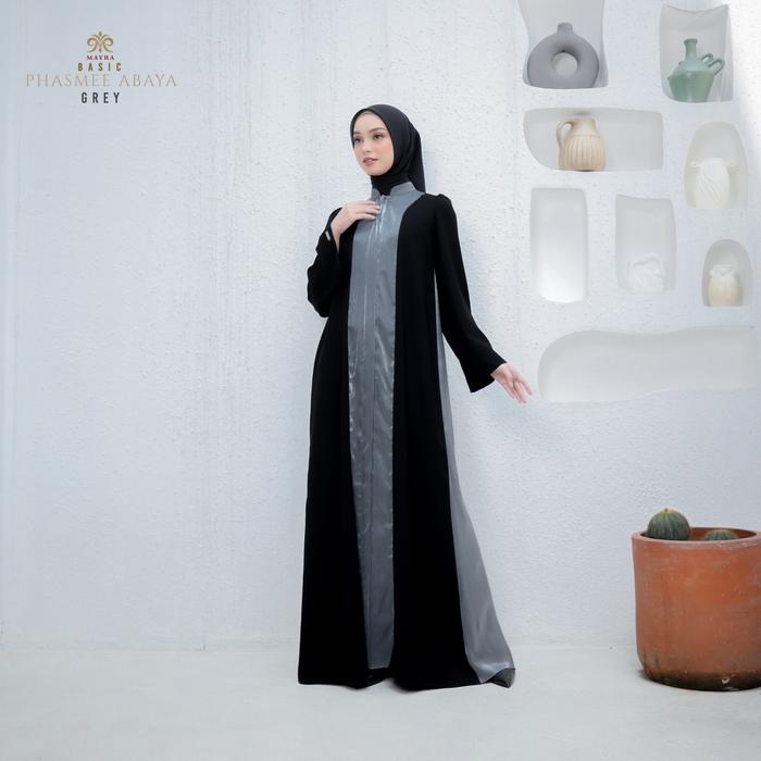 Gambar Mayra Indonesia Basic Dress Phasmee - Grey , L dari Mayra Indonesia undefined Tokopedia