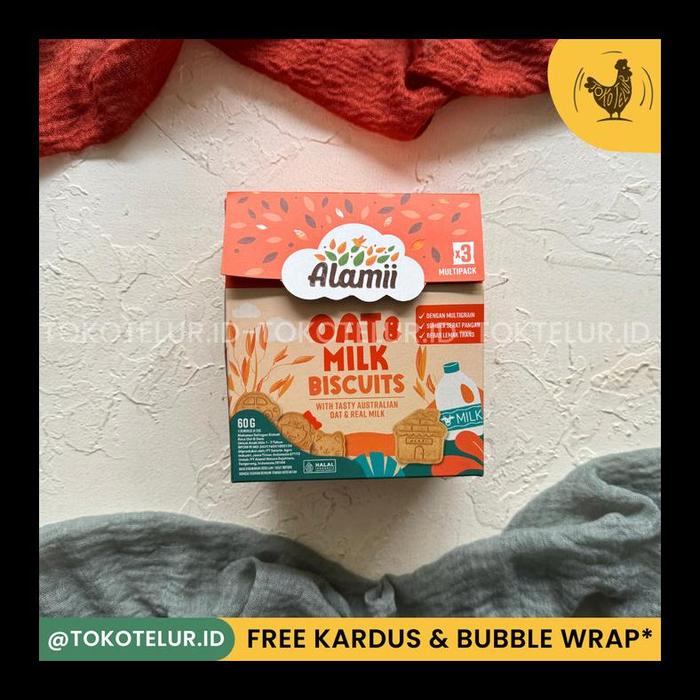 Gambar GRATIS! ALAMII - BISCUITS MULTIGRAIN | BISKUIT CEMILAN SNACK ANAK MULITGRAIN GRATIS! - A-Oat Milk dari TasykiShop undefined Tokopedia