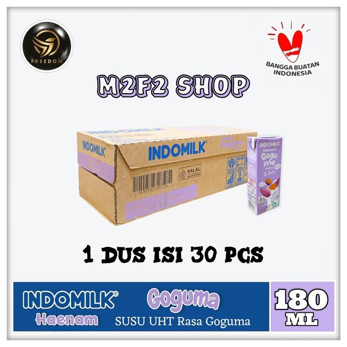Gambar Indomilk Haenam Goguma Flavor Kotak UHT - 180 ml (Harga Karton) dari M2F2 Shop - Paseban undefined Tokopedia