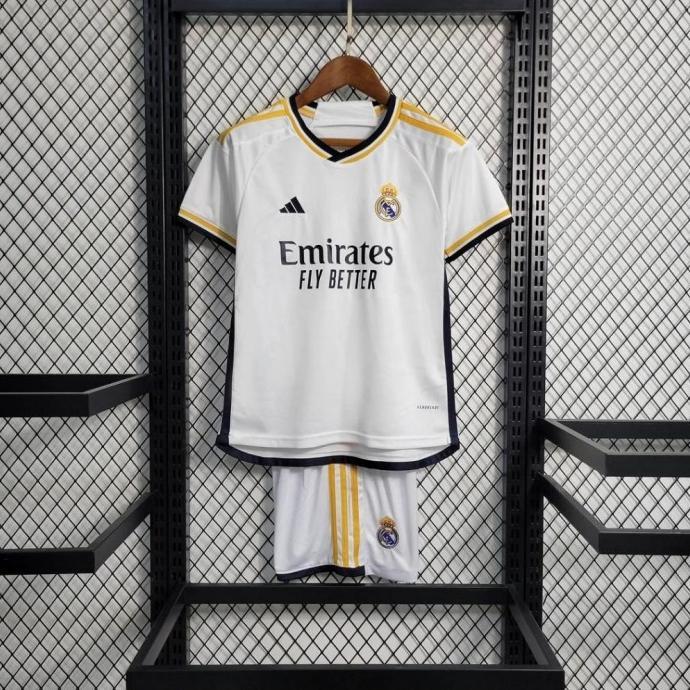 Gambar Jersey Bola Anak kids Grade Ori Real Madrid Home Kids 2023 / 2024 Season 23 24 - Setelan Saja, 16 dari CV YenikaJayaStore undefined Tokopedia